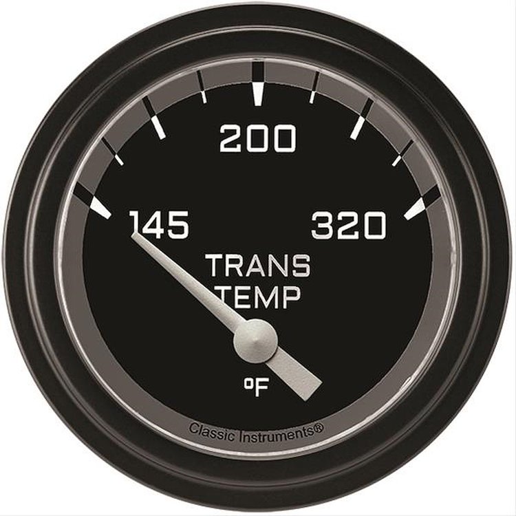 Autocross Grey w/ Black Bezel 2 ? Trans Temp. Short Sweep