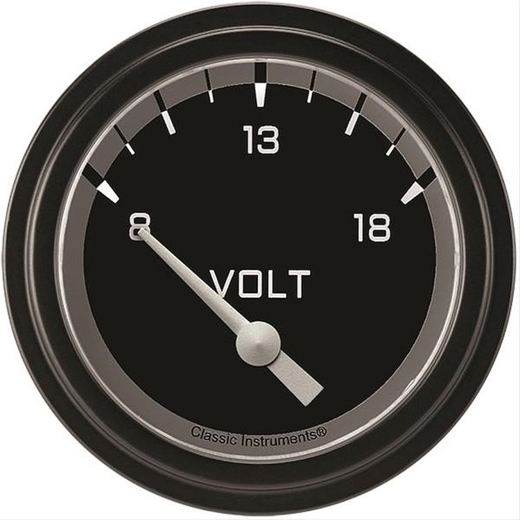 Autocross Grey w/ Black Bezel 2 ? Volt Short Sweep