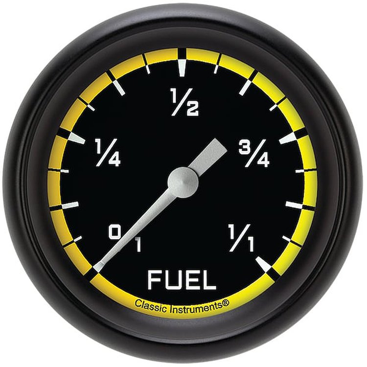 Autocross Yellow w/ Black Bezel 2 ? Programmable Fuel Full Sweep
