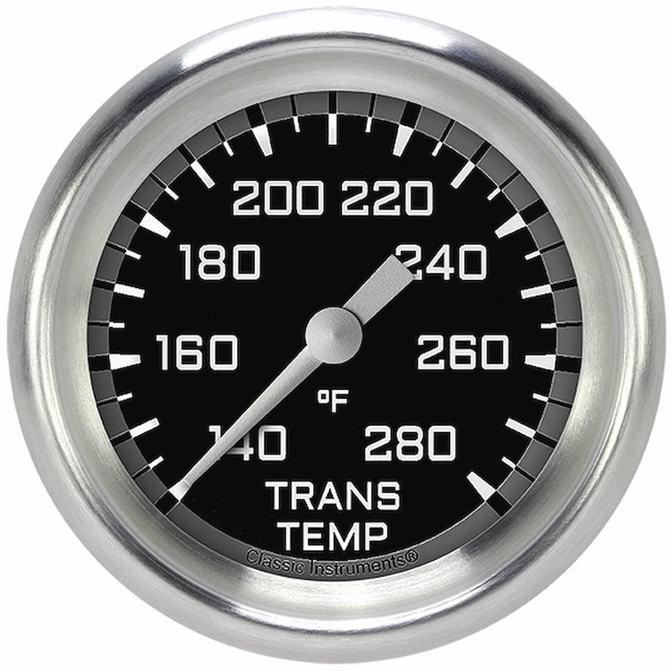 AX327GAPF Autocross Gray 2 5/8in. Transmission Temperature Gauge