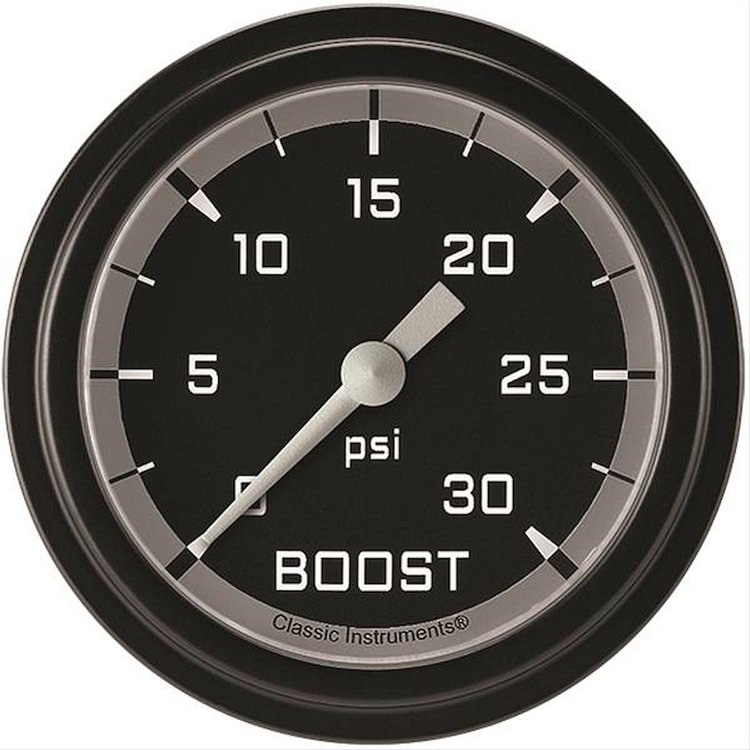 Autocross Grey w/ Black Bezel 2 ? Boost 30psi Electric Full Sweep