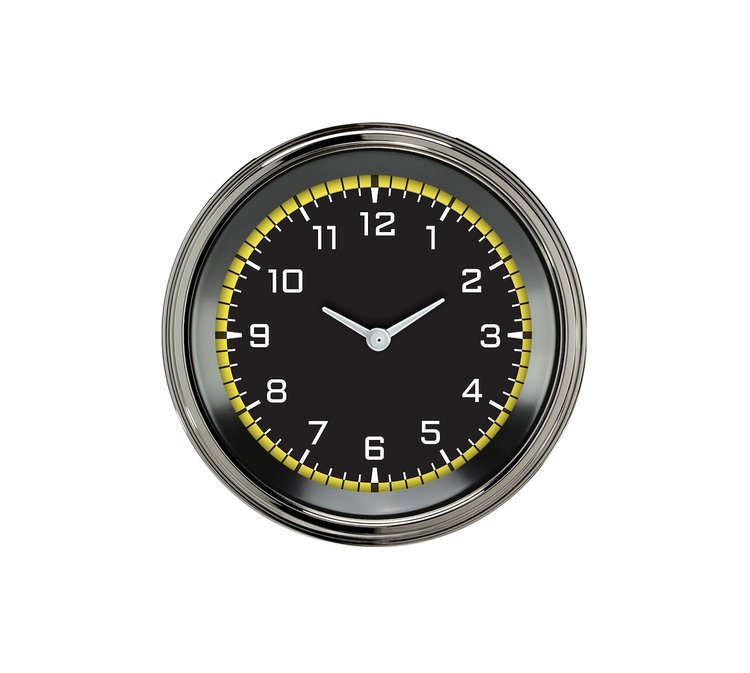AX93YSLF Auto Cross 3in. Clock W Reset