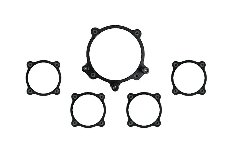 Moal Bomber Series Trim Bezel 5-Gauge Set