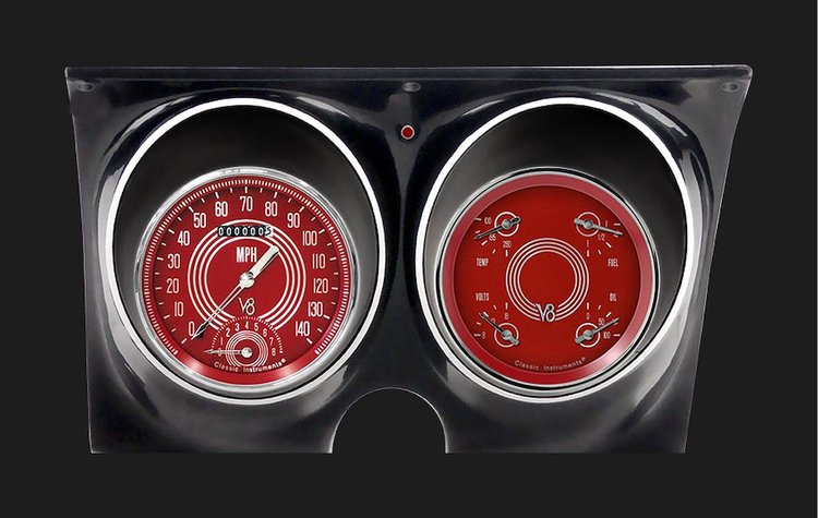 V8 RED STEELIE CAMARO 67-