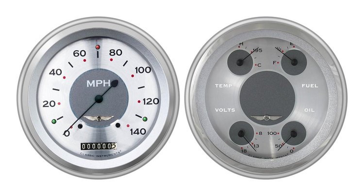 All American Series Gauge Package 1951-52 Chevy Car Includes: