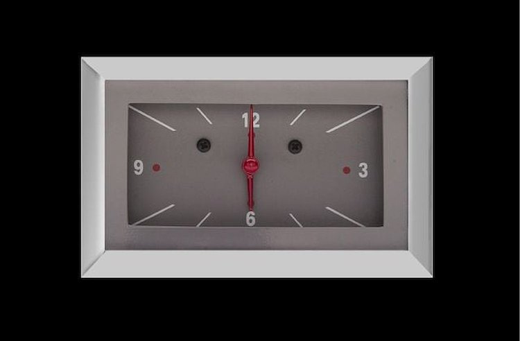 1957 Chevy Clock Gray