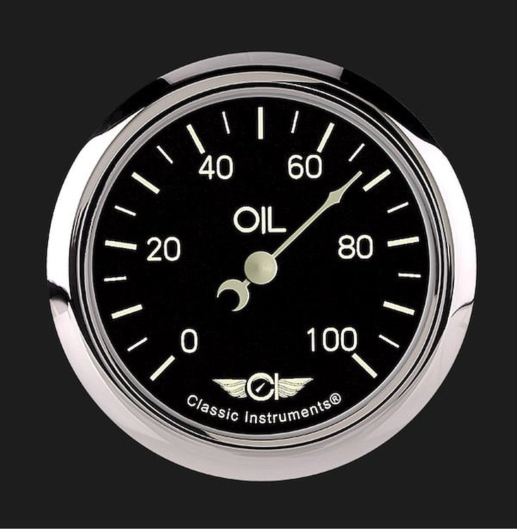 CLASSIC SERIES 2 5/8 OIL PRESSURE 100psi FULL SWEEP