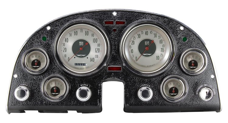 All-American Nickel Series Instrument Package 1963-67 Corvette Includes: