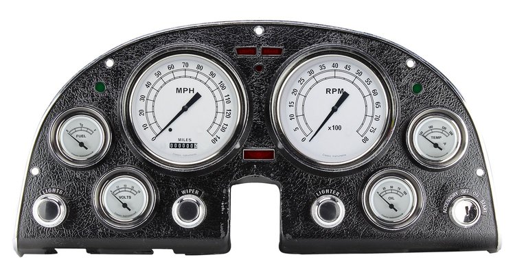 Classic White Series Instrument Package 1963-67 Corvette Includes: