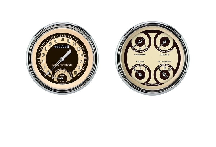 Nostalgia VT Series Gauge Package 1947-53 GM Pickup Includes: