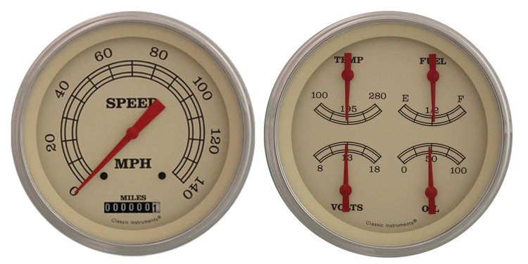 Vintage Series Gauge Package 1947-53 GM Pickup Includes: