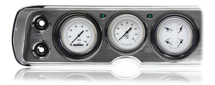 White Hot Series Gauge Package 1964-65 Chevelle Includes: