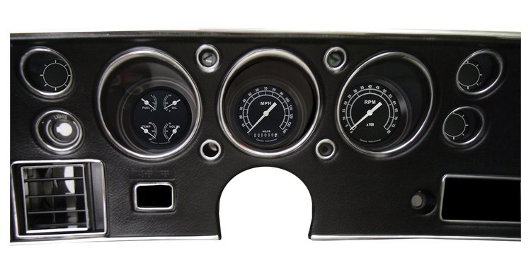 Traditional Series Gauge Package 1970-72 Chevelle SS Includes: