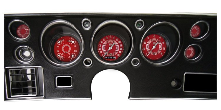 70-72 CHEVEL V8 RED STEEL