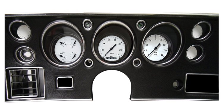 White Hot Series Gauge Package 1970-72 Chevelle SS Includes: