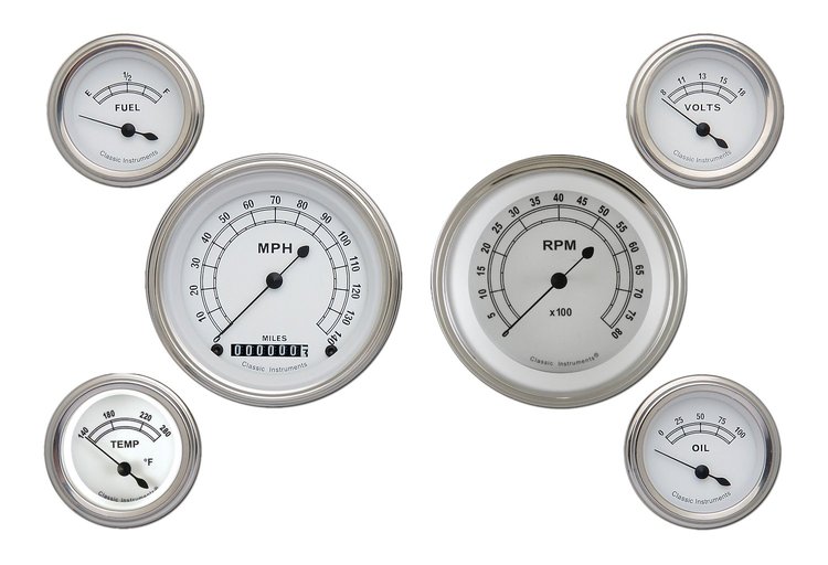 CLASSIC WHITE 6 GAUGE SET