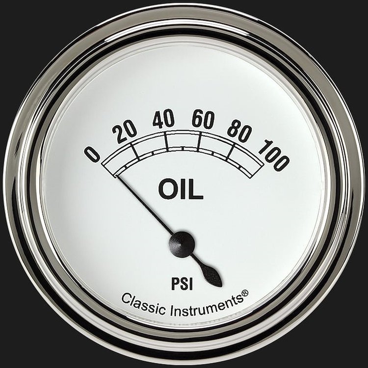 CLAS WHT 2 5/8IN OIL PRS