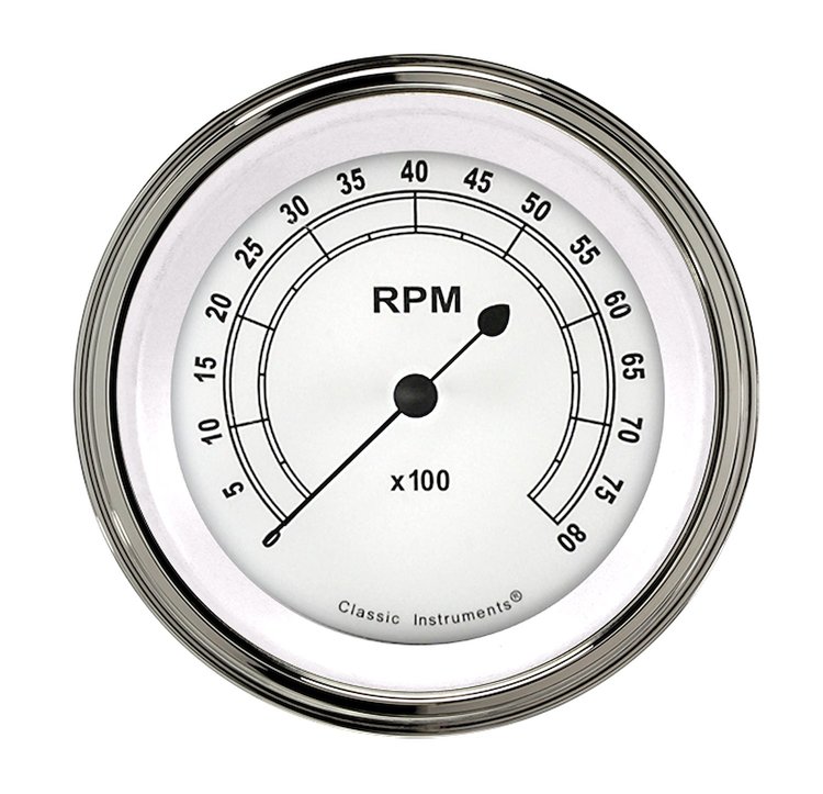 CLASSIC WHITE 3 TACH 8000