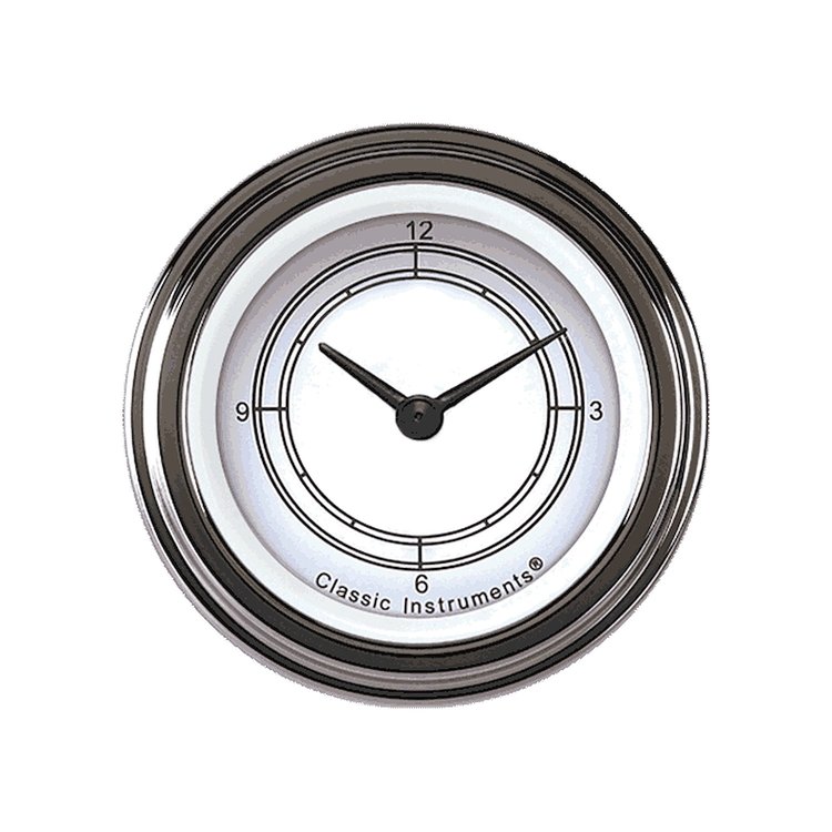 Classic White Series Clock 2-1/8" Electrical