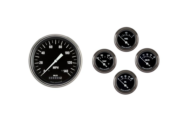 GAUGE SET SHRT SWP BLACK