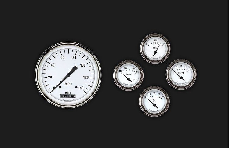 GAUGE SET SHRT SWP WHITE