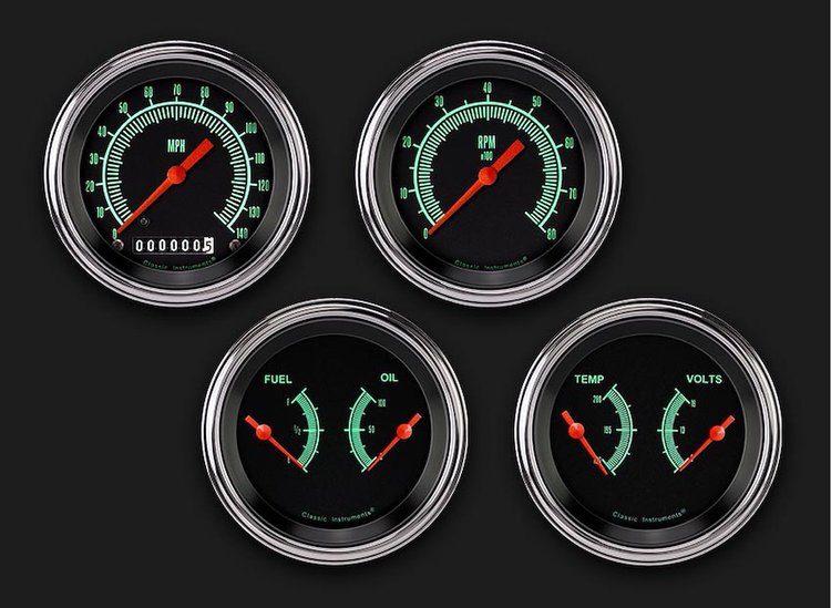 G STOCK 3 SPEEDO/TACH/2 D