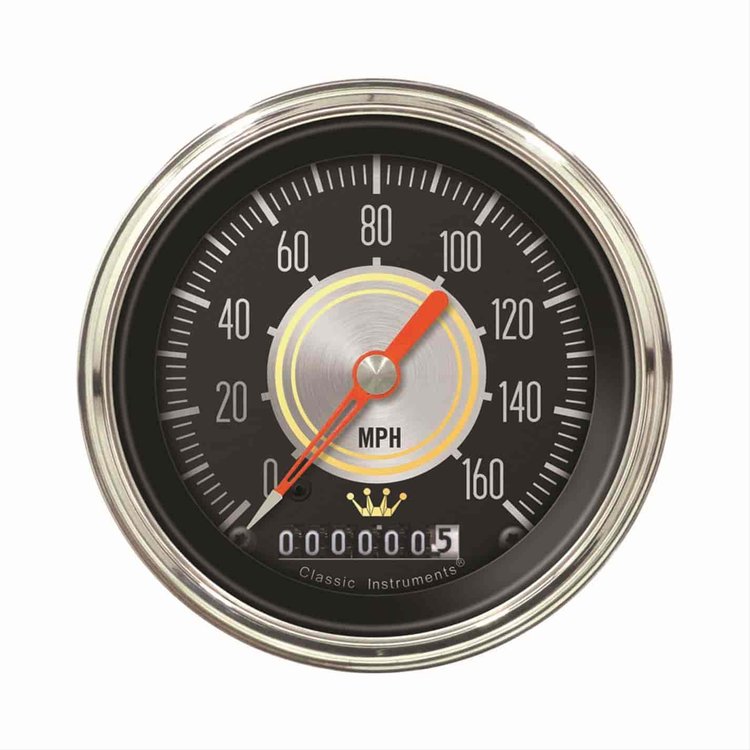 Hollywood Hot Rods Series Speedometer 3-3/8" Electrical