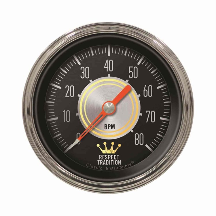Hollywood Hot Rods Series Tachometer 3-3/8" Electrical