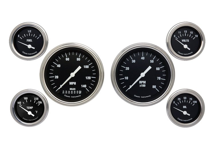 HOT ROD 6 GAUGE SET