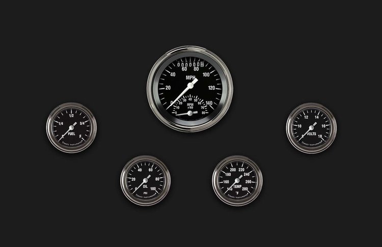 HR135SLF Hot Rod Five Gauge Set 135