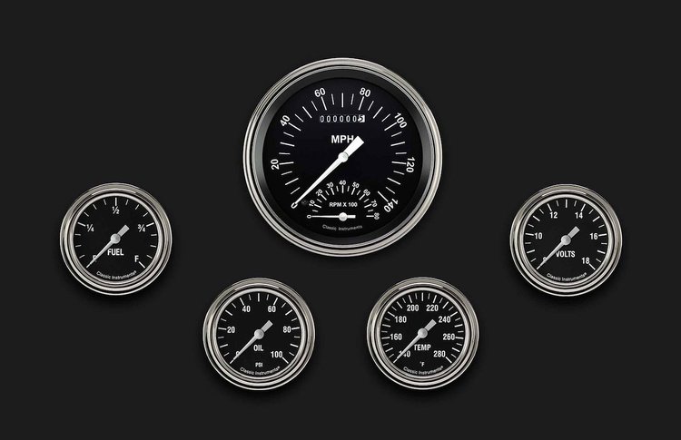 HR365SLF Hot Rod Five Gauge Set 365