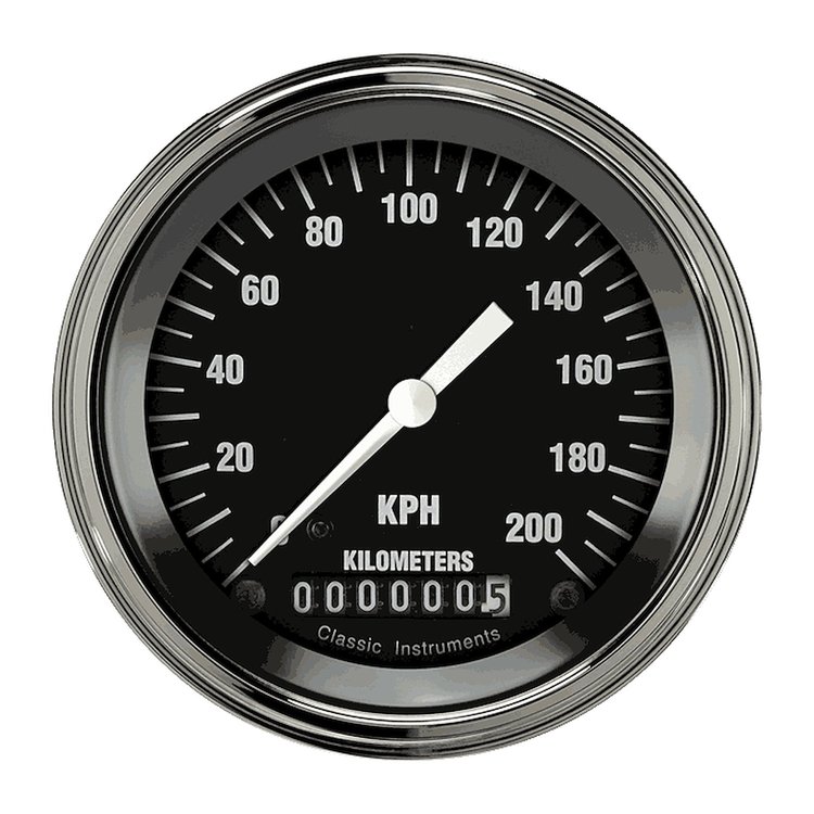 Hot Rod Series Speedometer 3-3/8" Electrical