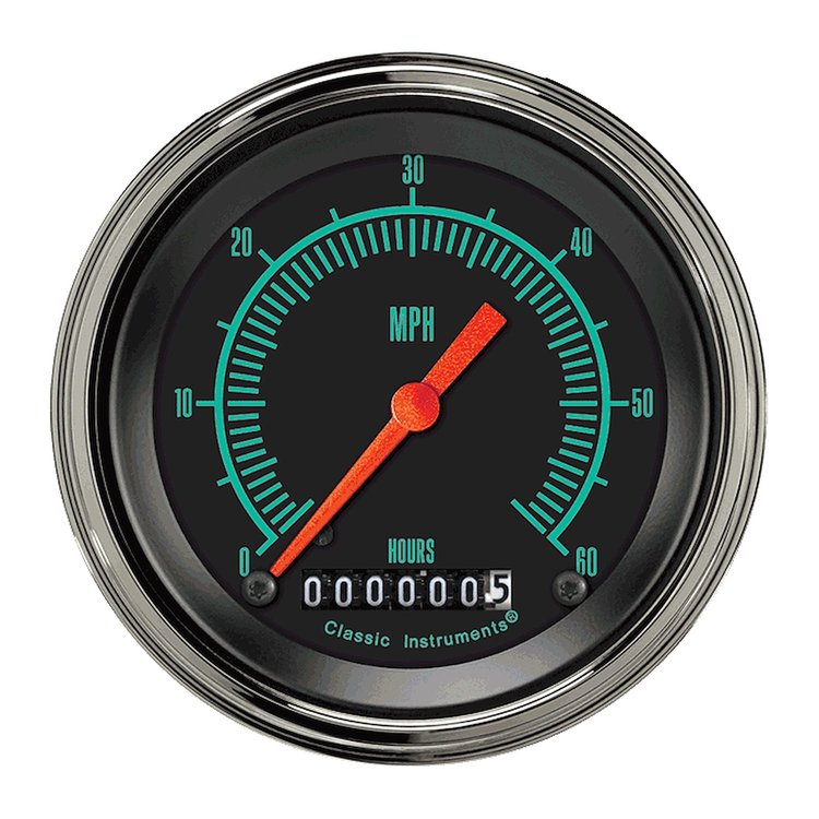 Low Speed Series Speedometer with Hour Meter G-Stock Style