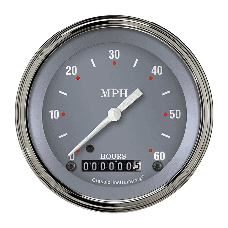 Low Speed Series Speedometer with Hour Meter SG Style
