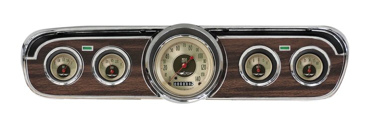 All-American Nickel Series Gauge Package 1965-66 Mustang Includes: