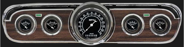 Traditional Series Gauge Package 1965-66 Mustang Includes: