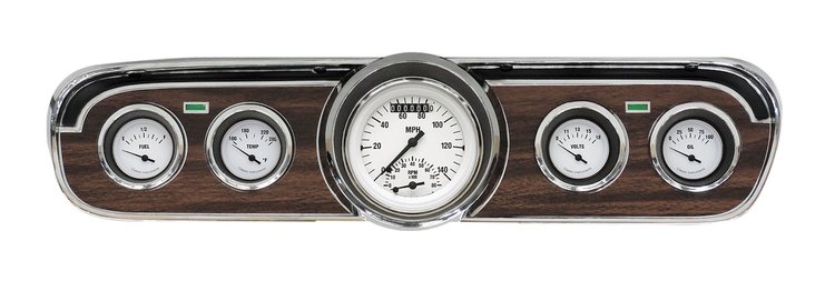 White Hot Series Gauge Package 1965-66 Mustang Includes:
