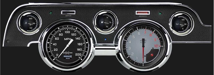 MU67DAXG Autocross Gray 1967-68 Mustang