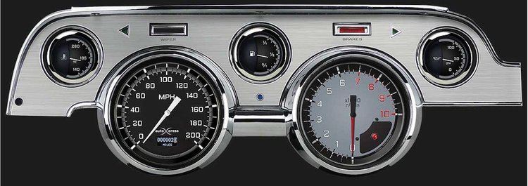 MU67DAXGBA Autocross Gray 1967-68 Mustang