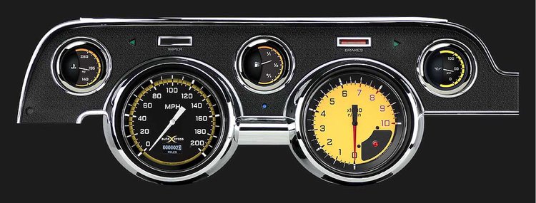 MU67DAXY Autocross Yellow 1967-68 Mustang