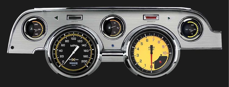 MU67DAXYBA Autocross Yellow 1967-68 Mustang