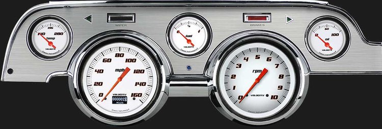 MU67DVSWBA Velocity White 1967-68 Mustang