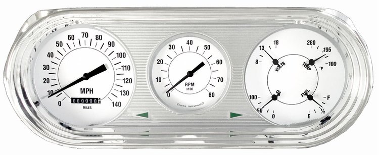 White Hot Series Gauge Package 1963-65 Nova Includes: