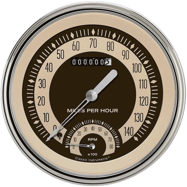 Speedtachular Speedometer/Tachometer Combo Nostalgia VT Style