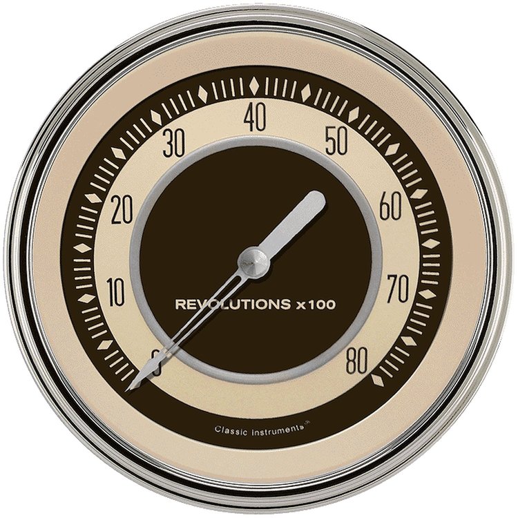 Nostalgia VT Series Tachometer 4-5/8" Electrical