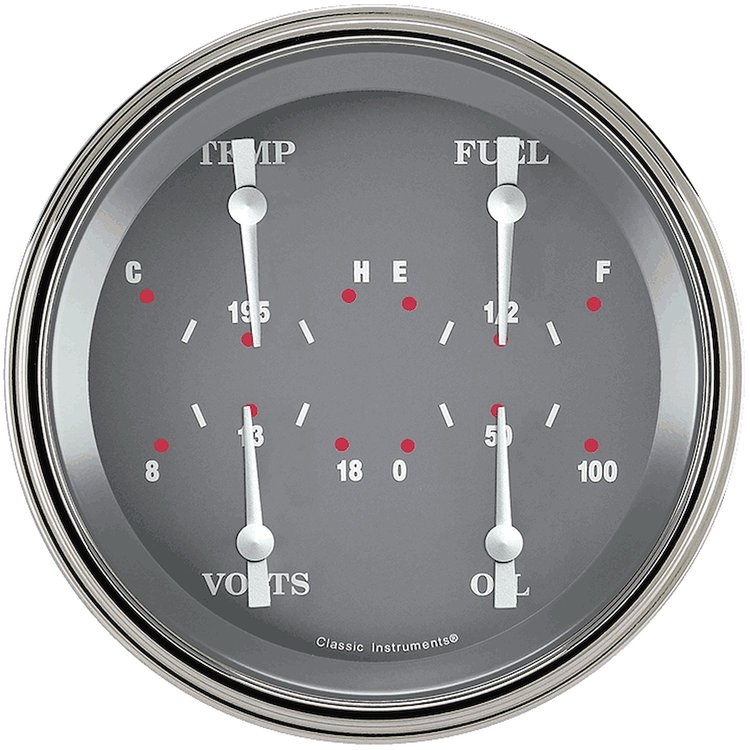 SG Series Quad Gauge 4-5/8" Electrical Includes: