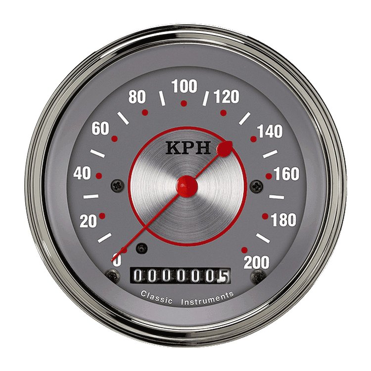 Silver Series Speedometer 3-3/8" Electrical