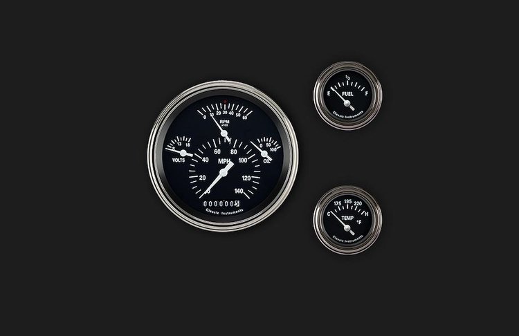 TETRA 6 GAUGE SET BLACK