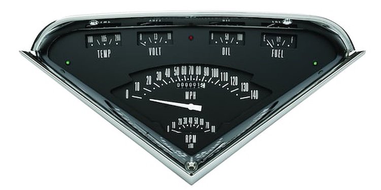 TACH FORCE 6 GAUGE SET BL