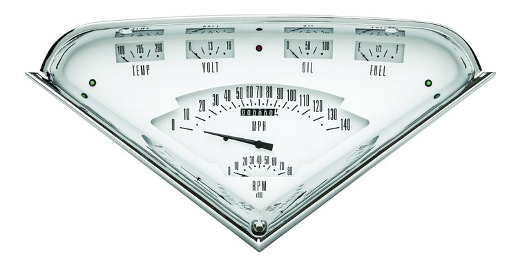 TACH FORCE 6 GAUGE SET WH